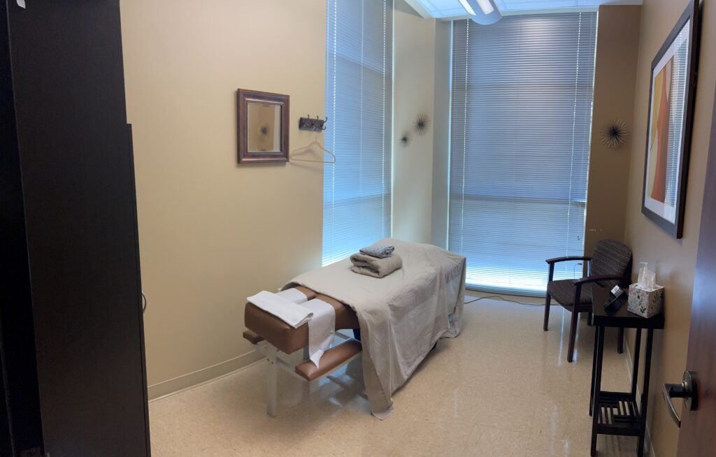 The acupuncture room