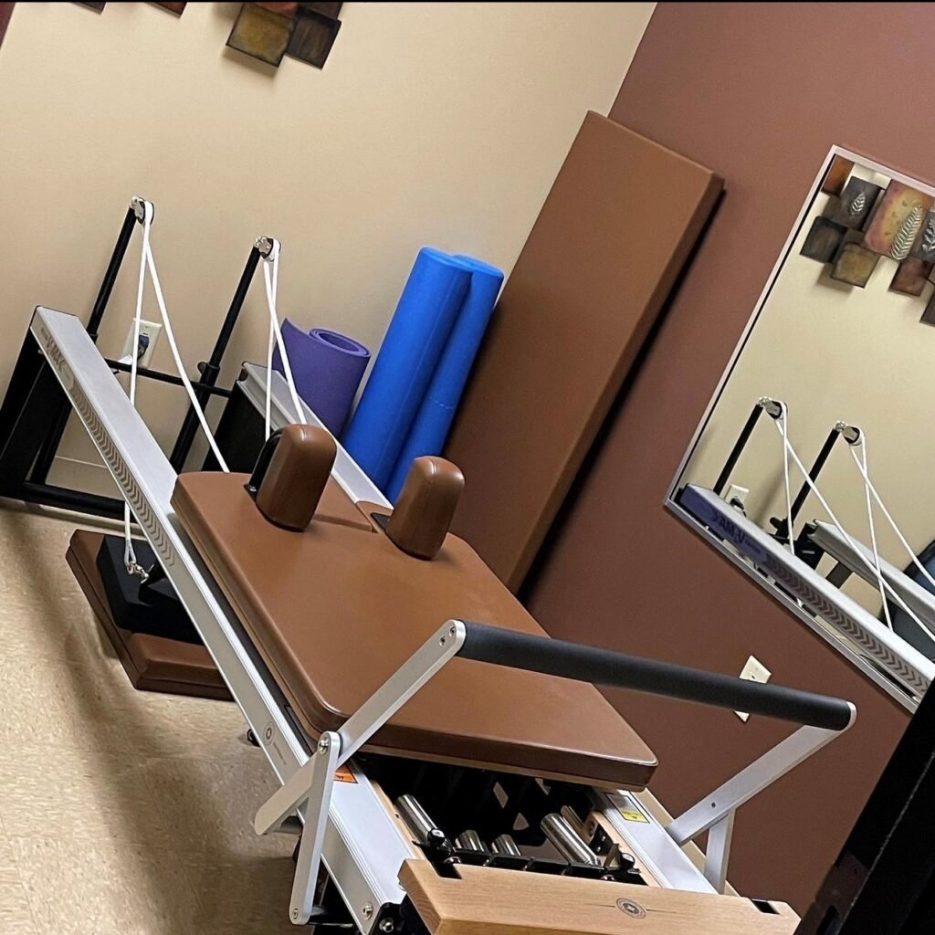 A Pilates reformer